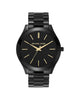 Michael Kors MK3221 Slim Runway Women’s Watch | Black Dial Stainless Steel | Minimal Analog Luxury Watch