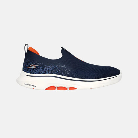 216633/NVOR PowerStride Running Shoes – Lightweight Navy Orange Sports Sneakers for Men