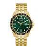 GUESS GW0220G2 Men’s Watch | Black Dial Gold-Tone Stainless Steel | 44mm Analog Luxury Watch