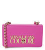 Versace Jeans Couture Saffiano Lock Crossbody Bag – Pink